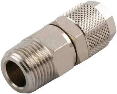 Racor Roscado Recto Orientable Macho Cónico