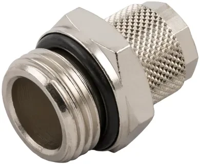 Racor Roscado Recto con O-Ring