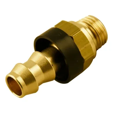 Racor Roscado Macho Cilindrico para Tubo Autoblocante