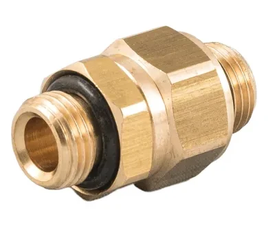 Conexión Roscada Niple Cilíndrico Orientable con O-Ring
