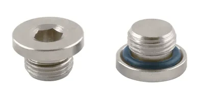 Tapón Macho Cilíndrico Hexágono Interior con O-Ring NBR