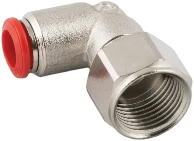 Racor Roscado en L Orientable Hembra