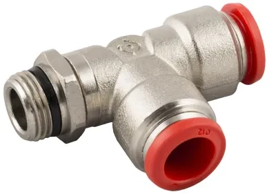 Racor Roscado en T Orientable Macho Lateral Cónico “Universal Short”