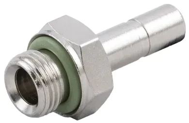 Racor Adaptador Macho Cilíndrico con O-Ring