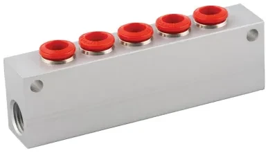 Racor Accesorio Distribuidor 5 Vías Push-In