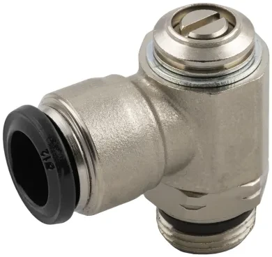 Reg. Caudal Unidireccional Orientable P/Cil “Universal Short” Anilo Negro, Destornillador