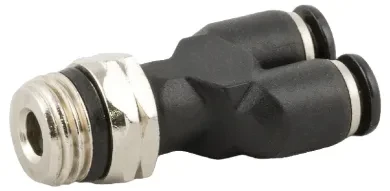 Racor Roscado en Y Orientable Macho Cónico "Universal Short"