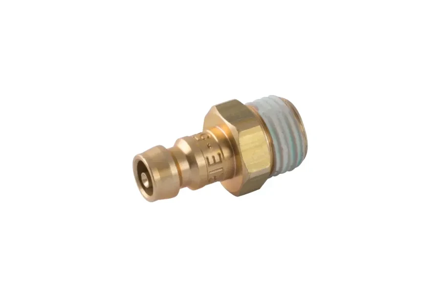 Adaptador Obturado Macho Cilíndrico Rosca Presellada