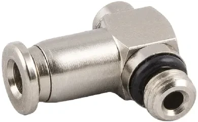 Racor Roscado en L Allen Orientable Macho Cilíndrico con O-Ring