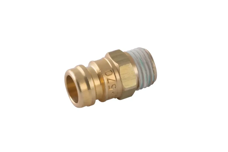 Adaptador Macho Cilíndrico Rosca Presellada