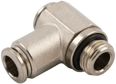 Racor Roscado en L Allen Orientable Macho Cilíndrico con O-Ring