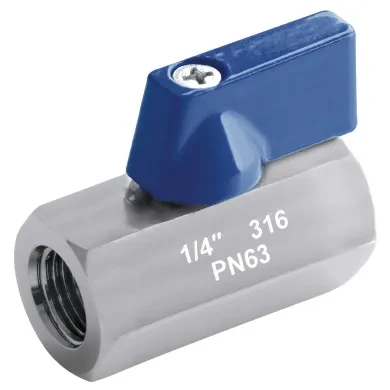 Válvula Esfera Mini Hembra G ISO 228– Hembra G ISO 228