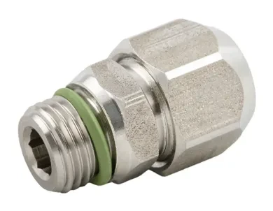 Racor Roscado Recto Cilindrico con O-Ring