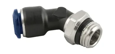 Racor Roscado en 45° Orientable Macho “Universal Short”