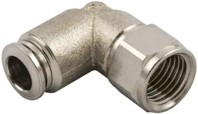 Racor Roscado en L Orientable Hembra (NPTF)