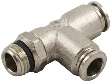 Racor Roscado en T Orientable Macho Lateral Cónico “Universal Short”