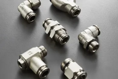Racor Automático Metálico con anillo en Laton
