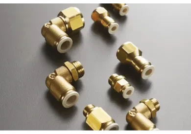 Racor Automático de Latón libre de plomo para agua potable y bebidas -Rosca y cuerpo CW510L y anillo PPSU