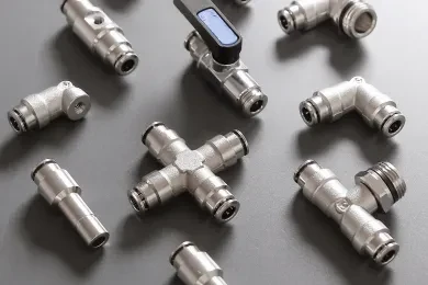 Racor Automático para sistemas de nebulización. 80 bar