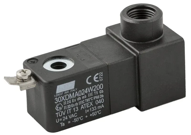 Bobina 30 mm Atex Ii2G Ex Dmd Iic T5 Gb Solx2