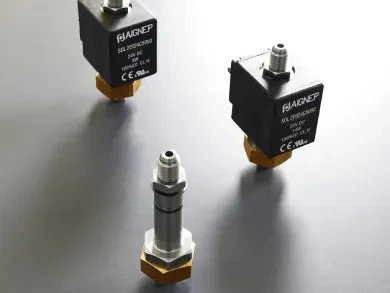 Electrovalvula Compacta Montaje En Línea Accionamiento Directo Cuerpo Laton - Operador 13 mm